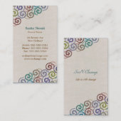 Gewundener persönlicher Trainer Visitenkarte (Vorne/Hinten)