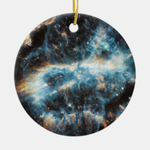 Gewundener planetarischer Nebelfleck Keramikornament
