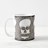 Gewundener Schädel Kaffeetasse (Links)