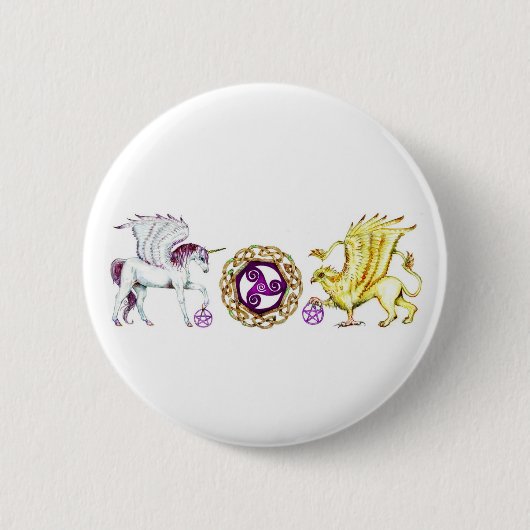 Gewundener Wesentlich-Knopf Button (Vorderseite)