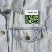 Gewundenes Aloe Button-zurück Knopf-Abzeichen Button (Beispiel)
