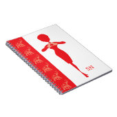 Gewundenes Anmerkungsbuch der Diva Notizblock (Rechte Seite)