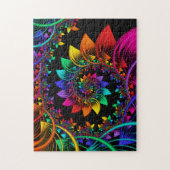 Gewundenes es-gehend des Fraktals Puzzle (Vertikal)