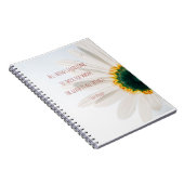 Gewundenes Notizbuch "alle Sachen gutes" 6,5" Notizblock (Rechte Seite)