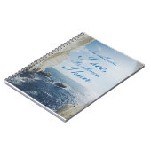 Gewundenes Notizbuch "in Stille" 6,5" x8.75 " Notizblock (Linke Seite)