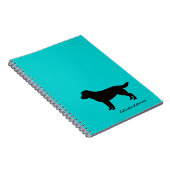 Gewundenes Notizbuch Labrador retrievers Notizblock (Rechte Seite)