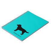 Gewundenes Notizbuch Labrador retrievers Notizblock (Linke Seite)