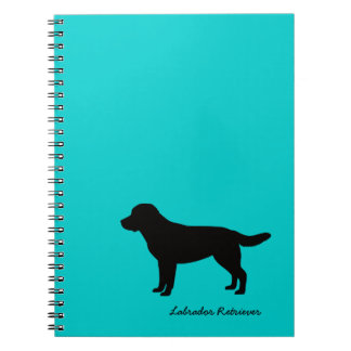 Gewundenes Notizbuch Labrador retrievers Notizblock