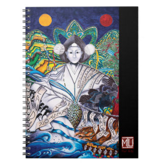 Gewundenes Notizbuch MU Notizblock