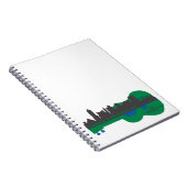 Gewundenes Notizbuch Notizblock (Rechte Seite)