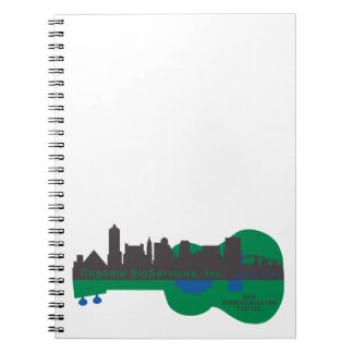 Gewundenes Notizbuch Notizblock