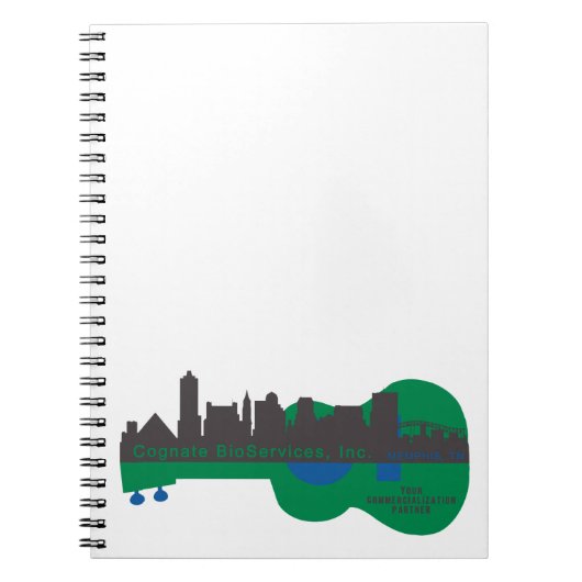 Gewundenes Notizbuch Notizblock (Vorderseite)