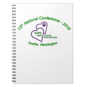 Gewundenes Notizbuch Notizblock (Vorderseite)