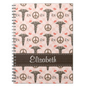 Gewundenes Notizbuch Notizblock (Vorderseite)