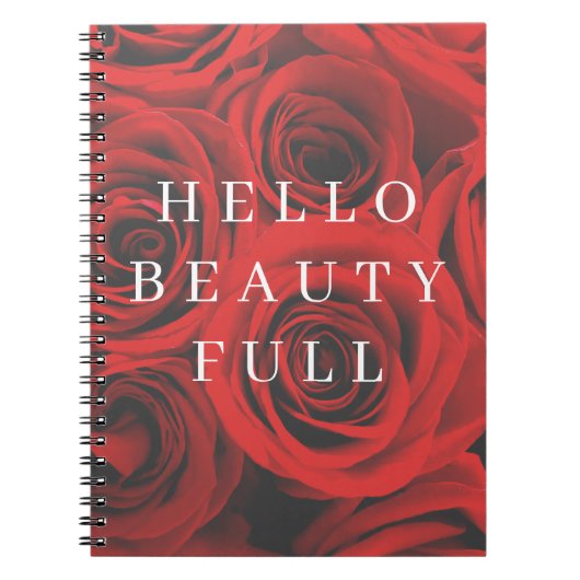 Gewundenes Notizbuch Notizblock (Vorderseite)