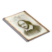 Gewundenes Notizbuch Shakespeare Notizblock (Rechte Seite)