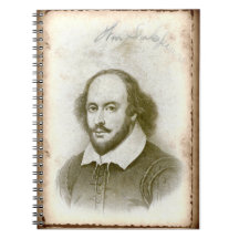 Gewundenes Notizbuch Shakespeare