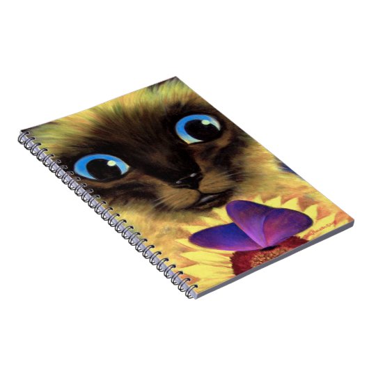 Gewundenes Notizbuch-siamesische Notizblock (Rechte Seite)