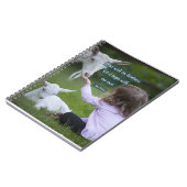 Gewundenes Notizbuch-"Wunsch für Güte" 6,5" x8.75 Notizblock (Linke Seite)