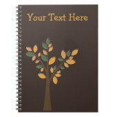 Gewundenes personalisiertes Notizbuch Notizblock (Vorderseite)