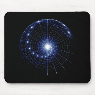 Gewundenes Universum, eingebildetes Stern-Diagramm Mousepad