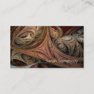 Gewürz-Drehungs-Fraktal-Visitenkarte Visitenkarte