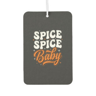 Gewürz Gewürz Baby Halloween Retro-Typografie-Desi Autolufterfrischer