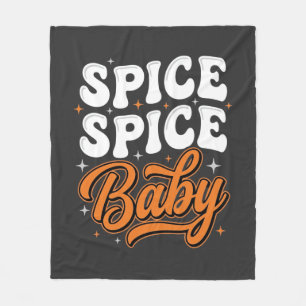Gewürz Gewürz Baby Halloween Retro-Typografie-Desi Fleecedecke