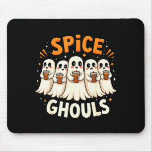Gewürz Ghule Lustiger Halloween-Geist Kürbis Fraue Mousepad