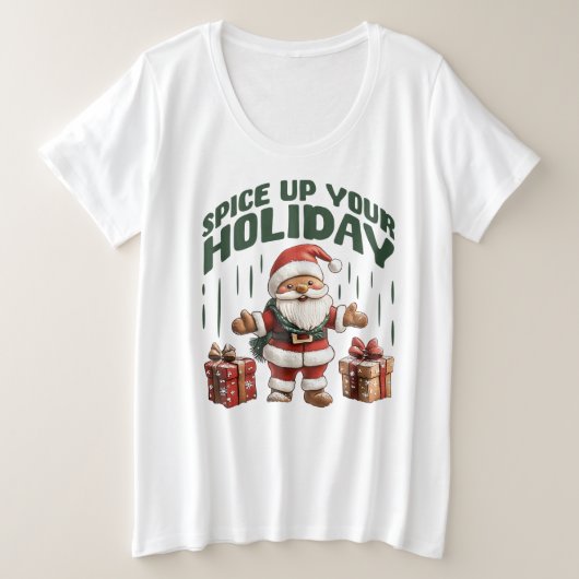 Gewürz Große Größe T-Shirt (Design vorne)