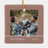 Gewürz | Minimalistisches zweiseitiges Foto Keramikornament (Vorderseite)