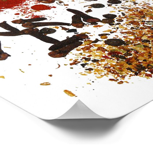 Gewürz-Poster Poster (Ecke)