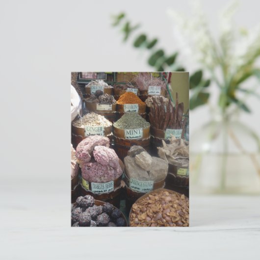 Gewürz Postkarte (Stehend Vorderseite)