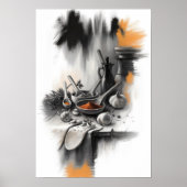 Gewürz & Schatten - Kulinarisches Stillleben Poster (Vorne)