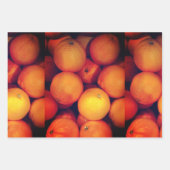 Gewürzbeere aus Rot, Birne und Orangenfrüchten Geschenkpapier Set (Vorderseite 3)