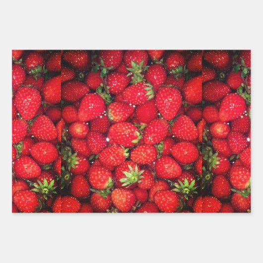 Gewürzbeere aus Rot, Birne und Orangenfrüchten Geschenkpapier Set (Vorderseite)