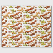 Gewürze Cooking Vanilla Club Geschenkpapier (Flach)