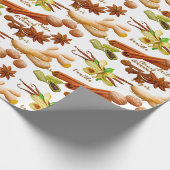 Gewürze Cooking Vanilla Club Geschenkpapier (Ecke)