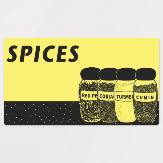 Gewürze Etiketten (Design 1)