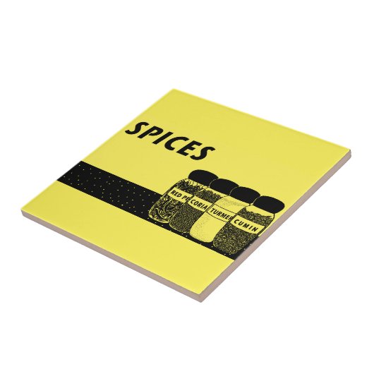 Gewürze Fliese (Seite)