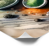 Gewürze für coole Lebensmittel Poster (Ecke)