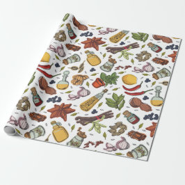 Gewürze Geschenkpapier