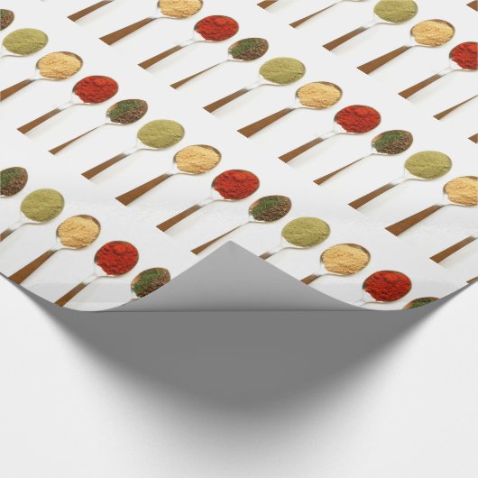 Gewürze Geschenkpapier (Ecke)