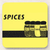 Gewürze Getränkeuntersetzer (Vorderseite)