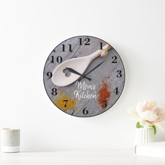 Gewürze Große Wanduhr (Zuhause)