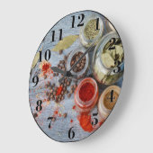 Gewürze Große Wanduhr (Winkel)