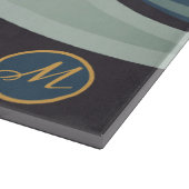 Gewürze Holzspange mit Gewürzmonogramm Schneidebrett (Ecke)