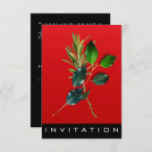 Gewürze Italienischer Koch Abendessen Haus Roter W Einladung (Vorne/Hinten)