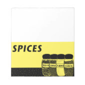 Gewürze Notizblock (Vorderseite)