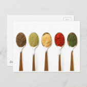 Gewürze Postkarte (Vorne/Hinten)